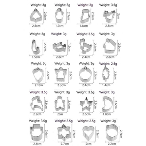 Bộ 20 cái giáng sinh <span class=keywords><strong>Cookie</strong></span> khuôn mini <span class=keywords><strong>Cookie</strong></span> cắt <span class=keywords><strong>cookie</strong></span> Rau Khuôn nướng công cụ trong kho - Product Image 5