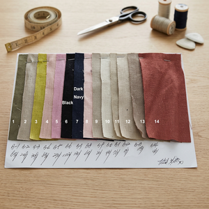 Tissu Poly 90% Lin 10% Stretch Slub 145GSM Uni Tissé 58/60" pour Vêtements d'Extérieur - Product Image 2
