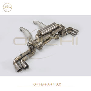 Ferrari tam Set egzoz sistemi Ferrari F360 için 2000-2005 3.6 V8 susturucu vanalar Catback egzoz iniş borusu performans parçaları ile - Product Image 2