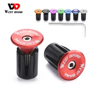 WEST BIKING Bicycle Expansion Plug Dustproof Easy To Install Fashion Colors Lightweight Aluminum Alloy Road Bike Expansion Plug