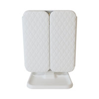 Miroir de maquillage à trois plis ODM/OEM, produit d'usine, avec grossissement 2X/3X, carré et plat, cosmétique