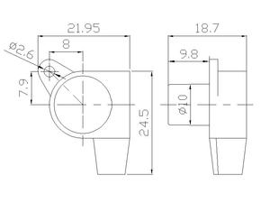 Cabezal de afinación de <span class=keywords><strong>guitarra</strong></span> cromado - Product Image 2