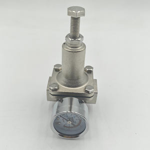 3/8-1/<span class=keywords><strong>2</strong></span> "Zoll vernickeltes druck reduzierendes <span class=keywords><strong>Pilot</strong></span> ventil mit Wasserfluss manometer - Product Image 2