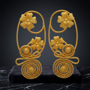 Pendientes de Latón Hechos a Mano con Piedras Preciosas, Pendientes de Moda, Estilo Boho - Product Image 2