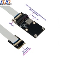 Adaptador Inalámbrico NGFF M.2 Key A+E a Mini PCI-E MPCIe con 1 Ranura para Tarjeta NANO SIM para Módulo de Módem Wifi 4G 3G LTE GSM