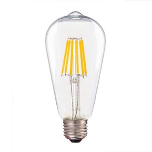ST64 Filament <b>Bulb</b> E26 220V LED Edison <b>Bulb</b> Retro Glass Lamp For Restaurant Decoration - Product Image 3