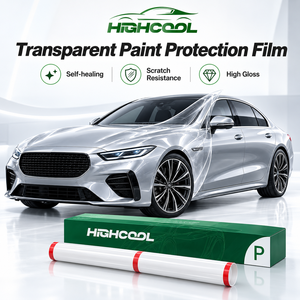 ฟิล์มใสกันรอยขีดข่วน HIGHCOOL สำหรับรถยนต์ ผลิตตามสั่งจากโรงงาน วัสดุ TPU PPF คุณภาพสูง เงางาม ซ่อมแซมตัวเองได้ - Product Image 1