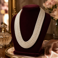 Perles de culture d'eau douce naturelles en gros, haute brillance, forme riz, presque rondes, pour la fabrication de bijoux