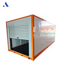 Conteneur de stockage mobile pliable et portable de 3m, 4m, 6m, en kit plat