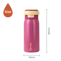 Bouteille d'eau isotherme à double paroi sans BPA, couleur personnalisée, avec couvercle à ouverture par pression, en acier inoxydable 304