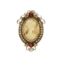 LEPAI OEM/ODM Nouvelle Broche de Mode en Alliage Plaqué avec Strass, Style Princesse Rétro, Corsage Unisexe pour Tenues de Soirée