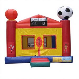 Vente flash : château gonflable de football américain de 13 pieds en PVC, usage commercial - Product Image 1