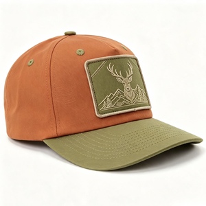 Casquette de camionneur bicolore personnalisée pour la chasse en extérieur, broderie, casquette de baseball réglable, casquette snapback décontractée pour sports de plein air - Product Image 2