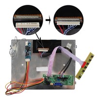 Layar LCD IPS 10.4 inci 500 Nits 30Pin LVDS Vs104T-003A 1024x768 dengan Board Controller LCD Laptop