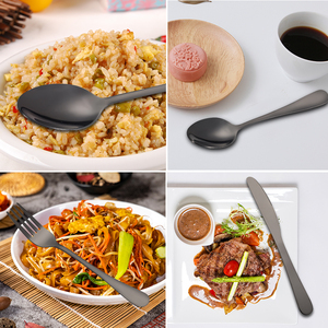 <span class=keywords><strong>New</strong></span> bán dao và muỗng nĩa 24/36/48 cái vàng thép không gỉ thiết lập dao kéo với hộp gỗ - Product Image 6