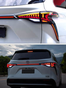 Juego de Luces Traseras JH para <span class=keywords><strong>Toyota</strong></span> <span class=keywords><strong>Sienna</strong></span> 21-24, Granvia Modificada, Luces Traseras LED de Escama de Dragón con Flujo Continuo - Product Image 6