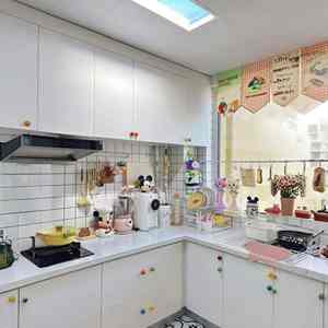 Armario de cocina personalizado único 2025, armario con manija oculta, juego de armario de cocina barato con brillo blanco moderno - Product Image 4