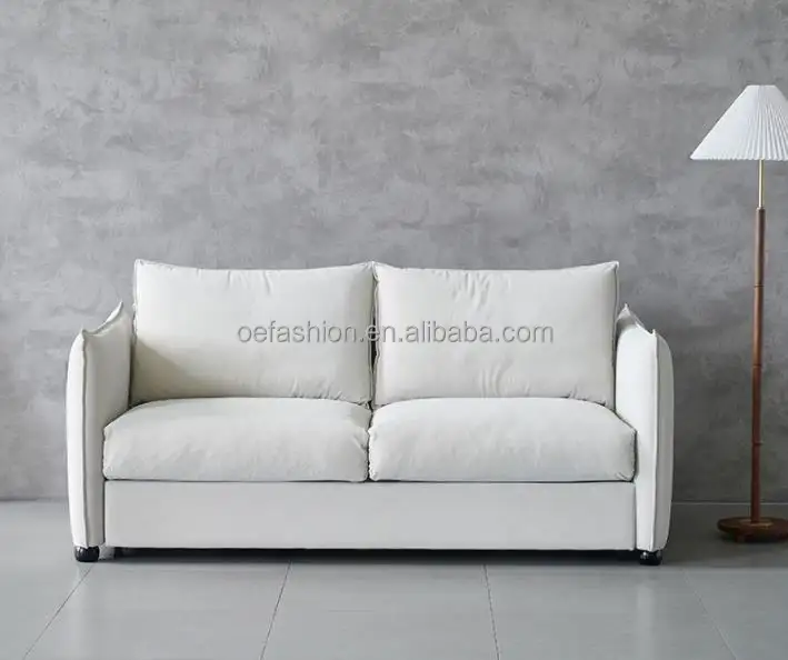 OE-FASHION weiß beige Samt Sofa Set Designs Wohnzimmer Möbel Stoff New Designs Wohnzimmer Home Schlafs ofa