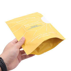 Sachet Doypack Biodégradable Personnalisé avec Trou de Suspension, Refermable à Fermeture Éclair pour Chips, Snacks, Riz, Grains, Épices, Sauces - Product Image 2