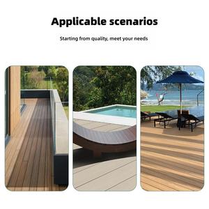 <span class=keywords><strong>Terrasse</strong></span> en composite extérieur sur mesure, WPC en gros, <span class=keywords><strong>terrasse</strong></span> imperméable pour cour, <span class=keywords><strong>terrasse</strong></span> - Product Image 4