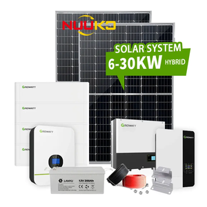 Sistema de Energía Solar Completo para el Hogar de 6kw, 10kw, 20kw, 30kw, con Batería de Litio Life04, Sistema Híbrido de Almacenamiento de Energía con MPPT - Product Image 1