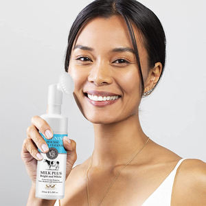 Espuma Limpiadora <span class=keywords><strong>Facial</strong></span> de <span class=keywords><strong>Limpieza</strong></span> Profunda, Elimina la Piel Muerta, Ácido Hialurónico, Vitamina C, Reafirmante y Purificante para Piel Grasa - Product Image 5