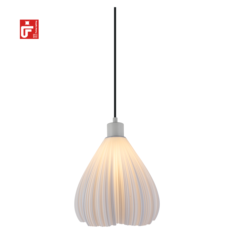 White+3D lampshade 1.5m braided wire suction top plate