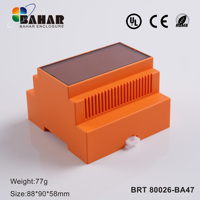 BRT80026 PLC ABS scatola di plastica per involucro guida DIN e scatola elettrica alloggiamento elettronica industriale