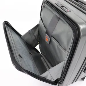 2024 ABS+PC 20 24 28 Inch Front-open Laptop Suitcase Trolley Luggage Carry On Hard Business Travelling Suitcase