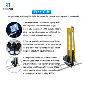 LC-A2 重型工业壁面打印机，带 DX7 打印头，使用 UV 墨水，新型票据和壁纸打印机 - Product Image 3