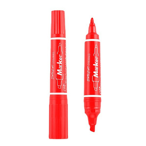 Marqueur permanent étanche à base d'huile rouge noir bleu marqueur d'art bricolage pour fournitures scolaires et de bureau - Product Image 1