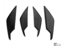 Lame décorative de pare-chocs avant personnalisée pour BMW M3 M4 G80 G82, style AC amélioré, kit carrosserie en fibre de carbone sèche 3K de haute qualité