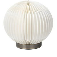 Lampe de table en papier H1046, lampe de chevet créative pour chambre à coucher, lampe de table minimaliste nordique, lumière ambiante sphérique Instagram-worthy