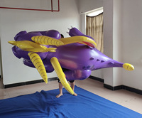 Modèle de dragon gonflable violet personnalisé de haute qualité à bas prix pour équipements publicitaires et décorations