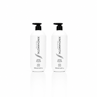 Bouteille Pompe en Plastique HDPE Vide 1000ml, Écologique, Rechargeable, Noir Mat, pour Gel Douche, Shampoing, Soin Corporel, Salle de Bain Familiale