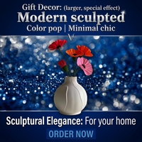 Vase en céramique transparente de grande taille, style Art déco, avec glaçure réactive, pour la décoration de table, à l'intérieur ou à l'extérieur, avec des fleurs