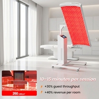 Panel de Terapia de Luz Roja de Cuerpo Completo, Infrarrojo Cercano PBM, 8 Longitudes de Onda, Alta Potencia, Dispositivo de Recuperación y Bienestar para Spa y Clínica, Alta Irradiancia