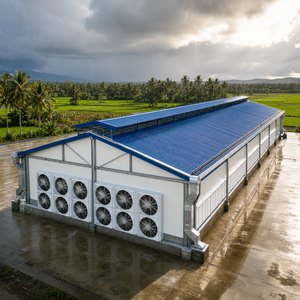 Edificio Avícola <span class=keywords><strong>de</strong></span> Acero Automatizado TyphoonReady para la Crí<span class=keywords><strong>a</strong></span> <span class=keywords><strong>de</strong></span> Pollos en Filipinas - Product Image 1