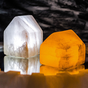 Creatief bewegingssensor LED-nachtlampje in huisvorm Oplaadbare, met klapbeweging geactiveerde lamp Nachtkastje Slaaplamp Slaapkamer Compact Ambient - Product Image 1