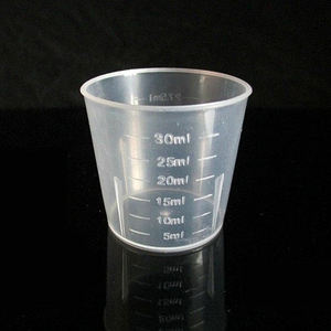 Polyéthylène gradué Transparent liquide jetable <span class=keywords><strong>1oz</strong></span> en plastique médecine tasses tasse à mesurer - Product Image 6