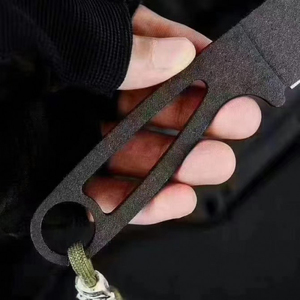 Navaja Táctica de Bolsillo 'Violent Angel' de Med Fod, Hoja Recta de Acero Inoxidable de Alta Calidad, G10 Master, Personalizable, DIY, OEM - Product Image 3