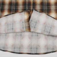 Camisas de Manga Larga a Cuadros para Hombre, Estilo Vintage, 100% Algodón, Talla Grande, Tela Twill Gruesa
