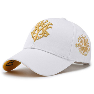 Casquette de baseball unisexe brodée à la main, élégante et tendance, en tissu 100 % coton, avec logo personnalisé - Product Image 2