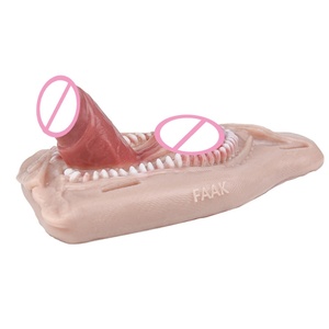 FAAK Nuevo Diseño Realista Dildo Strap-on Vibrador de Silicona para Masturbación Femenina, Masajeador Vaginal para Adultos, Lesbianas y Gays - Product Image 5