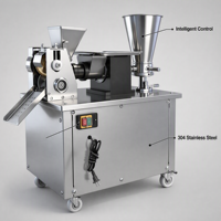 Machine à samosas, gyozas, empanadas et wontons automatique compacte pour table, en acier inoxydable, pour usage commercial, gain de place