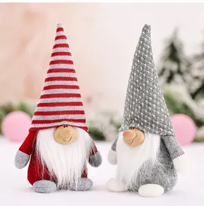 Decorazioni per Gnome di natale di peluche elfo svedese festa 2024