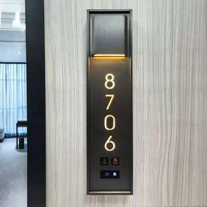 ป้ายประตูโรงแรมสแตนเลส DSYMBOL รุ่นใหม่ ปี 2026 พร้อมหน้าจอสัมผัส LED ล็อคประตูโรงแรมแบบกำหนดเอง ป้ายห้ามรบกวน หมาย<span class=keywords><strong>เลข</strong></span><span class=keywords><strong>ห้อง</strong></span> - Product Image 5