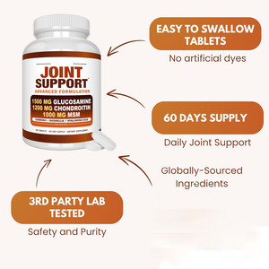 Glucosamine Chondroitin nghệ MSM boswellia-doanh Hỗ trợ bổ sung cho cứu trợ cho xương, lưng, đầu gối, tay - Product Image 4