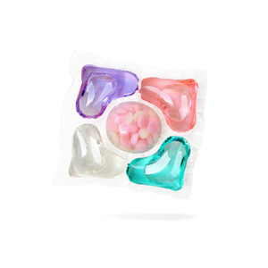 Five-chamber <b>laundry</b> detergent pods (English): Fragrance <b>beads</b>, long-lasting fragrance, multi-functional concentrated cleaning - Product Image 4