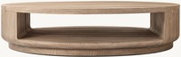Luxus High End Innen möbel Einzigartiges Design Massiver Tannenholz Runder Couch tisch